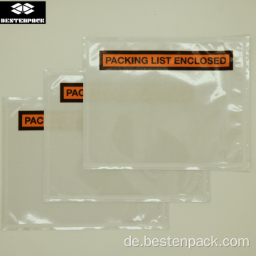 Packliste Umschlag 4,5x5,5 Zoll halb gedruckt